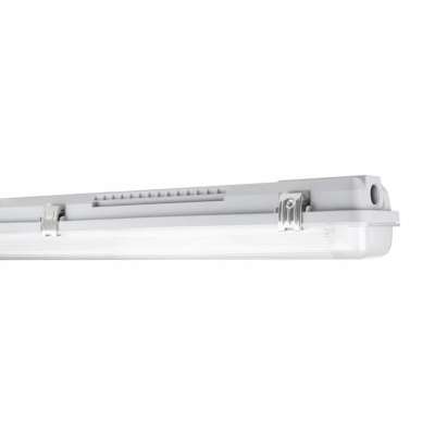 Armature hermétique polycarbonate précâblée IP65 pour 2 tubes Led 1500mm Damp Proof Housing Ledvance® Osram