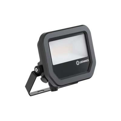 Projecteur LED noir multipuissances  8W-6W/75000h/1100-780Lm blanc chaud 3000K Floodlight 10 Ledvance® Osram