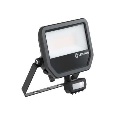 Projecteur LED noir multipuissances avec détecteur 41W-27W/75000h/6000-4000Lm blanc froid 4000K Floodlight 50 Ledvance® Osram