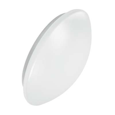 Plafonnier alu et plexi Led Ø350mm 18W/30000h/1440Lm blanc chaud 3000K Surface Circular Ledvance® Osram