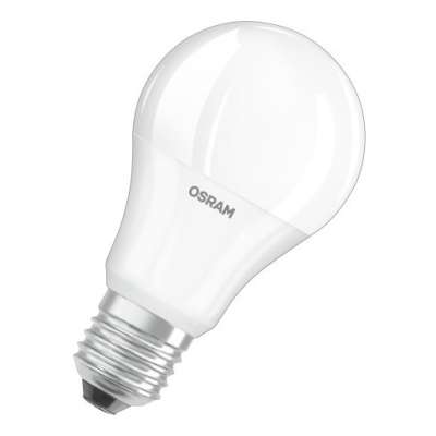 Lampe Led sphérique non dimmable Parathom Classic dépolie A60 9-60W/806lm/Ø60/4000K/ 220-240V/E27/15000h blanc froid Osram