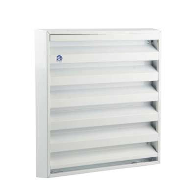 Grille murale en applique 165x165mm aluminium blanc RAL9010 type 431 Renson