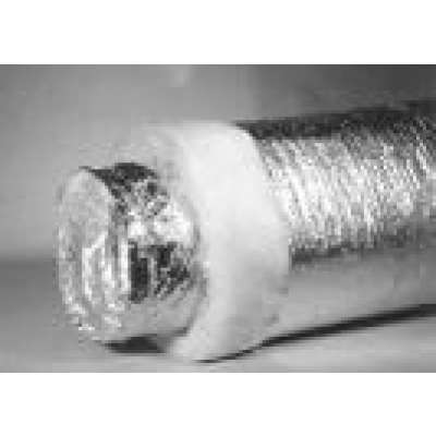 Conduit flexible en aluminium avec isolation thermique et acoustique 25mm Isodec Ø 82mm x Lg=10m Renson