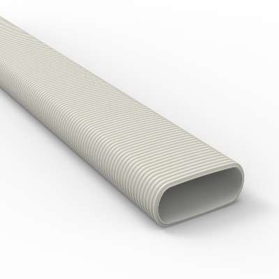 Conduit flexible synthétique PE oblong 140x64mm - L=15m Easyflex Renson