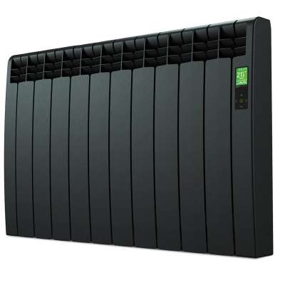 Radiateur électrique à inertie (fluide) anthracite 1500W WiFi série D DFB1500RAD Rointe