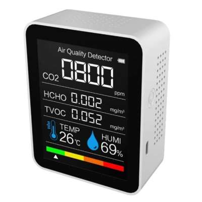 Moniteur de qualité de l'air 5 en 1 CO2METERv2 Sanutal Air