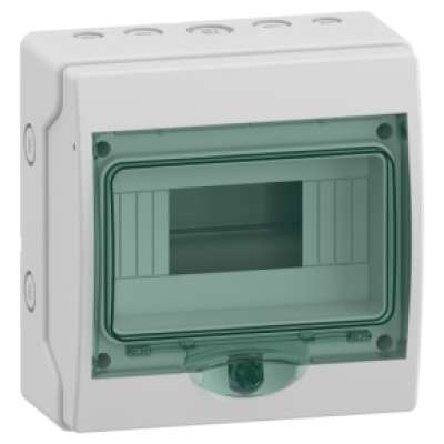 Coffret apparent étanche  8 modules (1x8) IP65 pour l'extérieur Mini Mureva Schneider Electric 