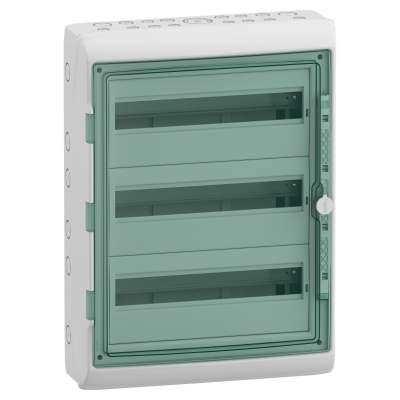 Coffret apparent étanche 54 modules (3x18) IP65 pour l'extérieur Mureva 13967M Schneider Electric 