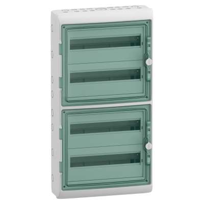 Coffret apparent étanche 72 modules (4x18) IP65 pour l'extérieur Mureva 13968M Schneider Electric 