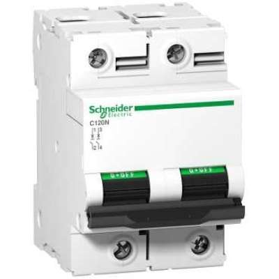 Disjoncteur Vigi C120N - 10kA - courbe C - bipolaire 2P/80A Schneider Electric