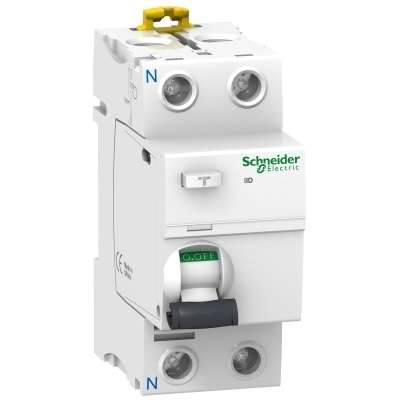 Interrupteur différentiel Acti 9 - ilD type Asi bipolaire 2P/25A -  10mA Sélectif Acti9 Schneider Electric 