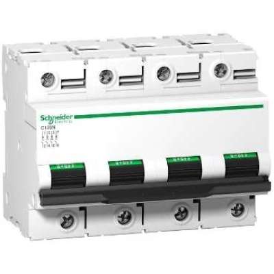 Disjoncteur Vigi C120N - 10kA - courbe C - tétrapolaire 4P/63A Schneider Electric