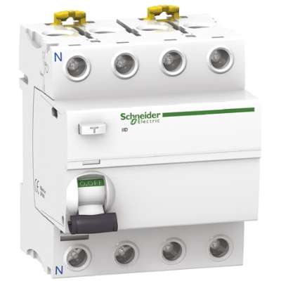 Interrupteur différentiel Acti 9 - ilD type A tétrapolaire 4P/ 80A - 300mA Schneider Electric