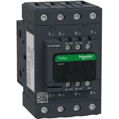 Contacteur 80A AC1 4P+1NO+1NC bobine 230VAC SCHLC1DT80AP7 TeSys Schneider Electric