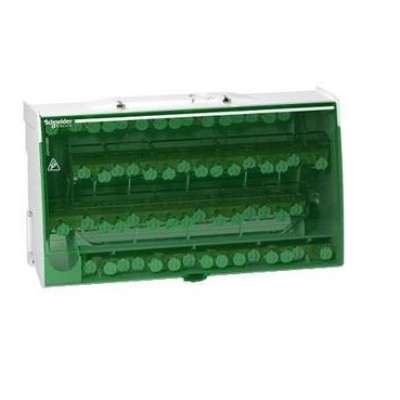 Répartiteur (jeu de barres) tétrapolaire 4P/125A 15 connexions par phase Schneider Electric