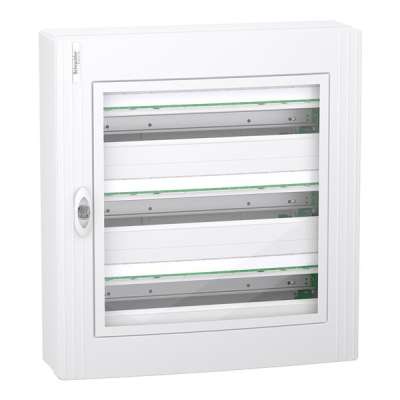 Coffret apparent  72 modules (3x24) porte transparente PrismaSeT XS Schneider Electric 