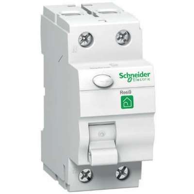 Interrupteur différentiel type A bipolaire 2P/40A -  30mA Resi9 Schneider Electric 