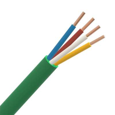 Câble de signalisation SGG  4x0.8mm² 150V vert LSOH (Sans halogène)