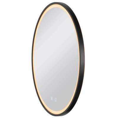 Miroir Ø600mm à bord noir 25W/710-730Lm/3000-4000-6500K/30000h IP44 Trukko 60 SLV