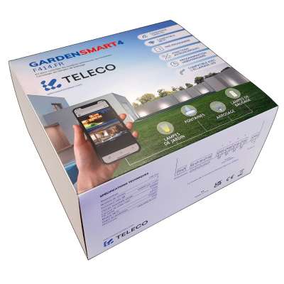 Kit émetteur-récepteur radio Wi-Fi 4 canaux circuit extérieurs IP54 GardenSmart4 Teleco