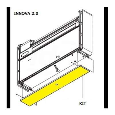 Kit esthétique (habillage inférieur) pompe à chaleur monobloc chauffage et climatisation Aircohaeter 2.0 Z 12HP Innova