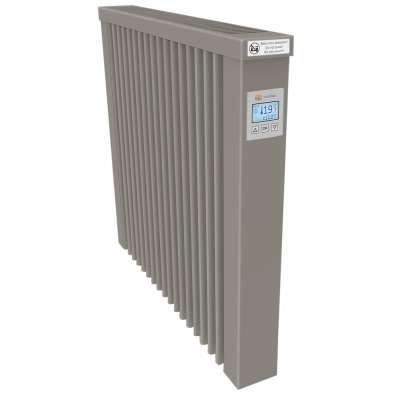 Radiateur électrique à inertie standard COMPACT 1300W anthracie RAL 7016 avec thermostat FlexiSmart AeroFlow® HFL003-RAL7016 Thermotec