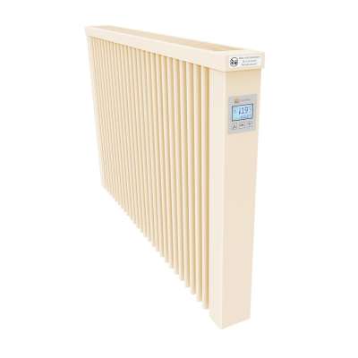 Radiateur électrique à inertie standard MIDI 1950W ivoire clair RAL 1015 avec thermostat FlexiSmart AeroFlow® HFL005-RAL1015 Thermotec