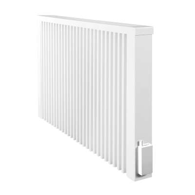 Radiateur électrique à inertie MIDI 1950W blanc RAL 9010 avec récepteur thermostat sans fil FlexiComfortApp AeroFlow® HSF005 Thermotec