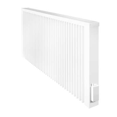 Radiateur électrique à inertie standard MAXI 2450W blanc RAL 9010 avec récepteur thermostat sans fil FlexiComfortApp AeroFlow® HSF007 Thermotec