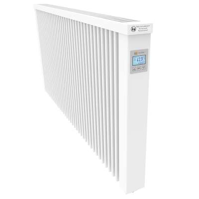 Radiateur électrique à inertie standard MAXI 2450W blanc RAL 9010 avec thermostat FlexiSmart AeroFlow® HFL007 Thermotec