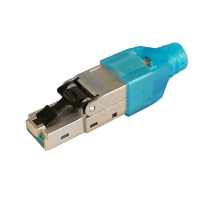 Connecteur blindé mâle sans outil 8 contacts RJ45 pour câbles UTP & FTP catégorie 5E, 6 et 6A Televes