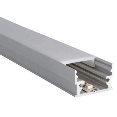 Profilé M-Line bas 24x15x3000mm aluminium Uni-Bright