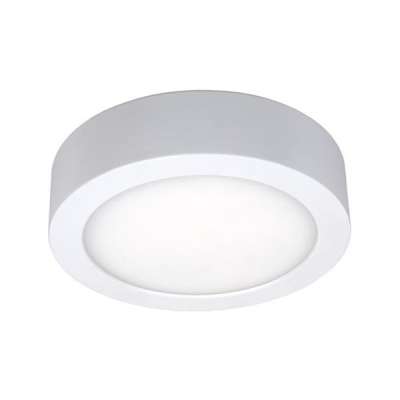 Plafonnier Led blanc Ø145mm plexi opaque 8W/240V 2700K/3000K/4000K 660/700/700lm IP54 Moon 145 CCT Uni-Bright