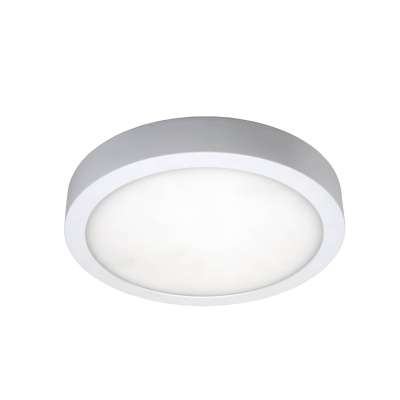 Plafonnier Led blanc Ø300mm plexi opaque 24W/240V 2700K/3000K/4000K 2175lm/2350lm/2350lm IP54 Moon 300 CCT Uni-Bright