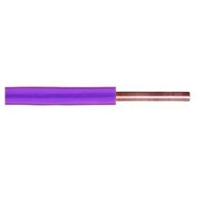 Fil de câblage massif VOB 1mm² violet (R100m)