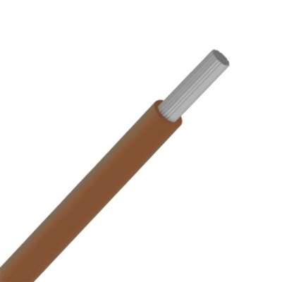 Fil de câblage flexible étamé VTBst 0.5mm² brun (rouleau 100m)