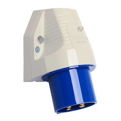 Socle de connecteur en saillie CE bleu 32A/230V 3P+T IP44 630409 Walther Werke