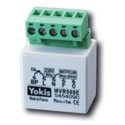 Micromodule volets roulants encastré 500VA/230V Yokis