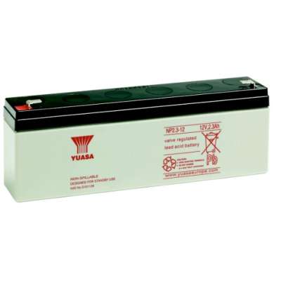 Batterie au plomb 12V - 2.3Ah (L=178 x P=34 x H=64) NP2.3-12 Yuasa