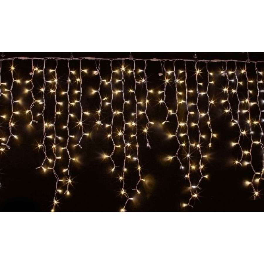 Rideau lumineux LED stalactite