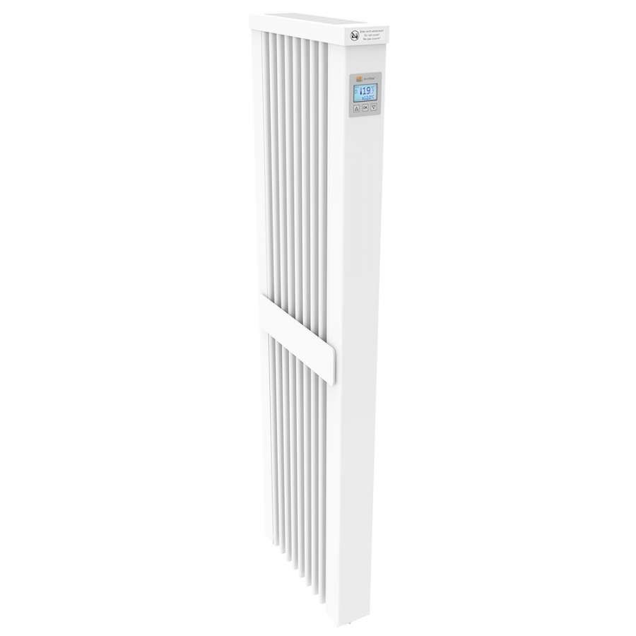 Radiateur électrique à inertie vertical SLIM TALL 1600W blanc pur RAL 9010  avec thermostat FlexiSmart AeroFlow