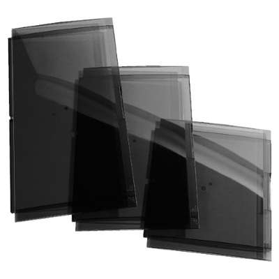 Porte transparente pour coffret 3x18 modules Fix-O-Rail 150 ABB-Vynckier