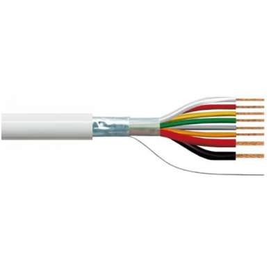 Câble souple blindé alarme  8x0.22+2x0.75mm² Eca
