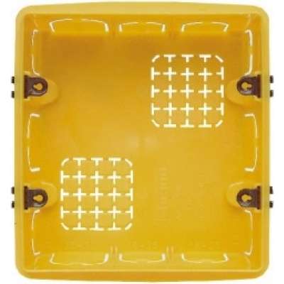 Boîte d'encastrement maçonnerie 2x3 modules carrée 106x117x52mm Bticino