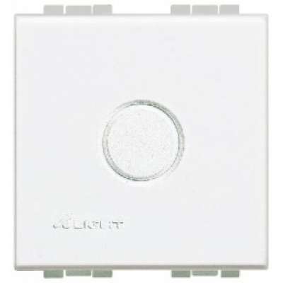 Plaque d'obturation 2 modules blanc Living Light Bticino