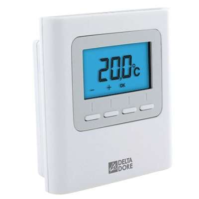 Thermostat d'ambiance sans fil non programmable MINOR 1000 Delta Dore