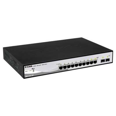 Gigabit switch 10 ports avec 8 ports PoE 10/100/1000 Mbps  DGS-1210-10P D-Link