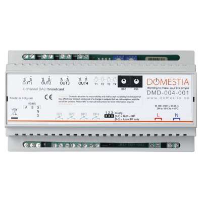 Module d'extension 4 sorties télévariées DALI Broadcast DMD-004-002 Domestia