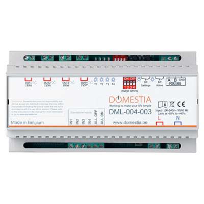 Module d’extension 4 sorties télévariées compatible LED (4x250W) DML-004-003 Domestia