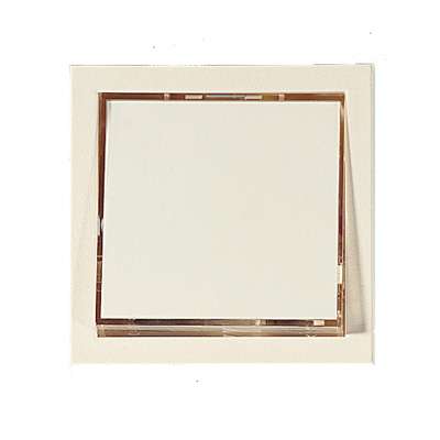 Bouton-poussoir blanc & étiquette Quadra D680 Friedland Honeywell 
